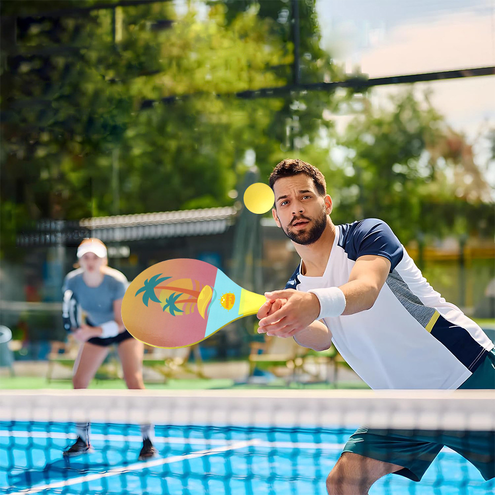 مضرب تنس شاطئي سميك بتصميم كرت - مراجعة Badminton Shuttlecock وسعره